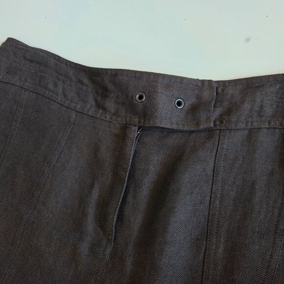 Lida Baday 100% linen maxi skirt. - Picture 4 of 11